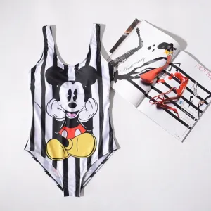 21 Pattern One-Piece 3D Cartoon Swimwear Women Open Back Bikini 2019 Monokini Swimming Suit Backless Beach Wear Women Swimsuit