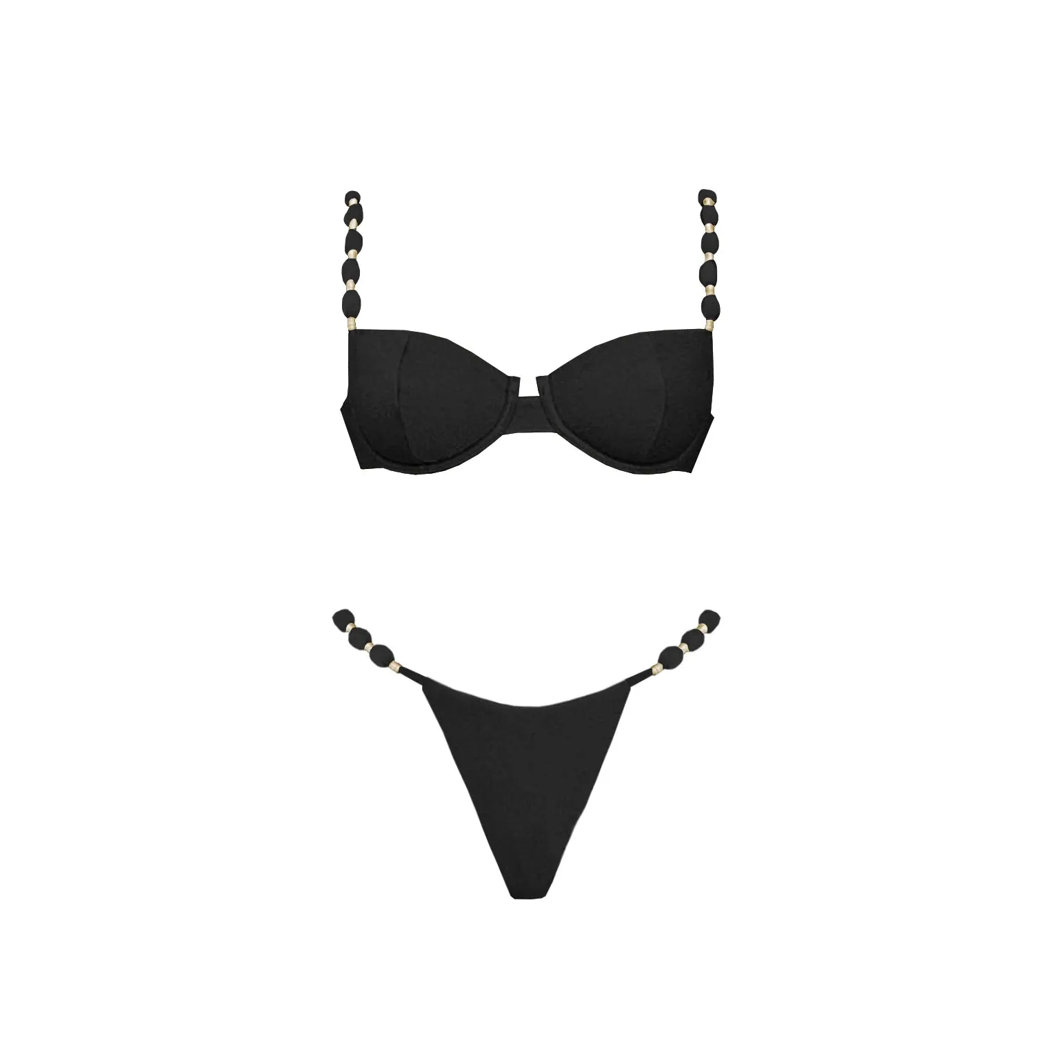 3Pcs Push Up Swimsuit With Long Skirt Sexy Women Swimwear Female Bikini V Neck Swimming Suit Shiny Bodysuit Beachwear Cover Up