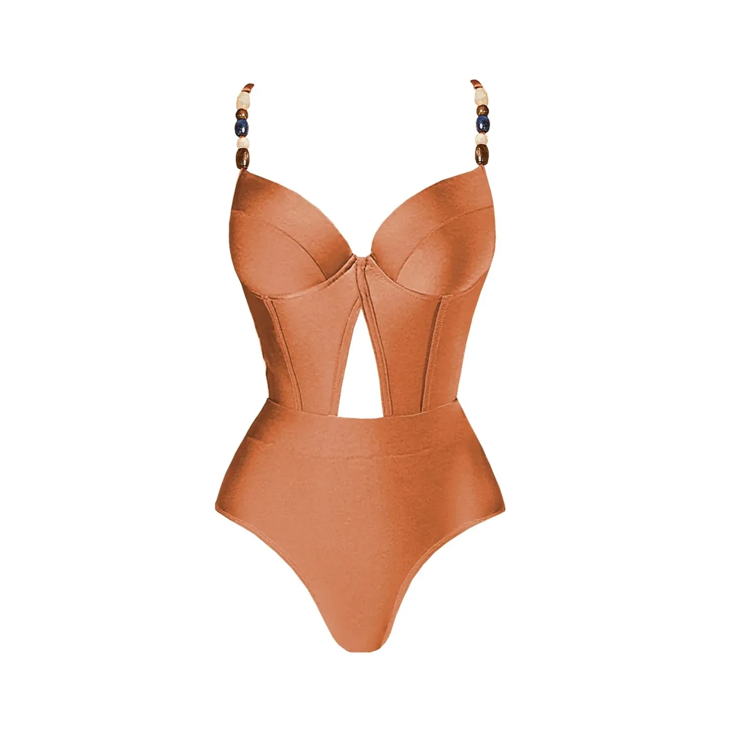 3Pcs Push Up Swimsuit With Long Skirt Sexy Women Swimwear Female Bikini V Neck Swimming Suit Shiny Bodysuit Beachwear Cover Up