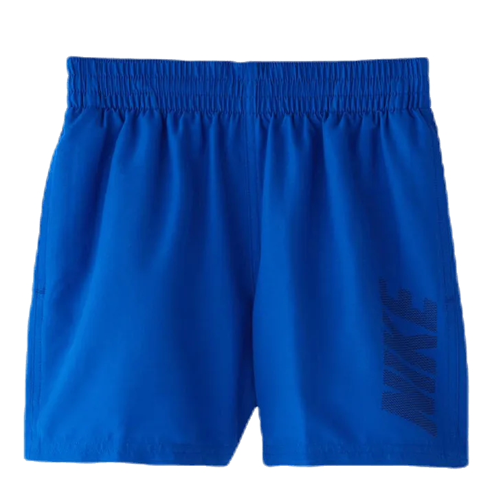 4" Volley Short Logo Solid Youth Blue