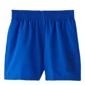 4" Volley Short Logo Solid Youth Blue