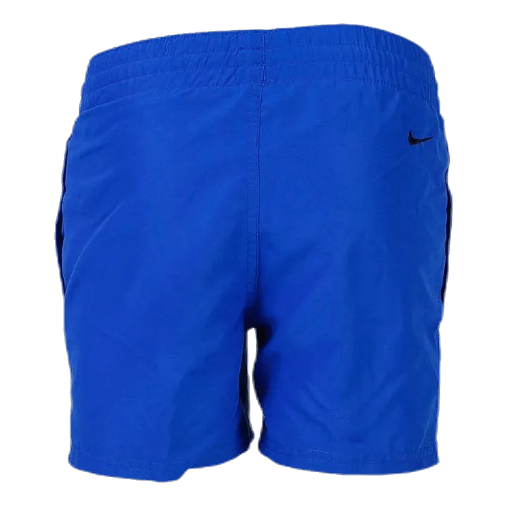 4" Volley Short Logo Solid Youth Blue