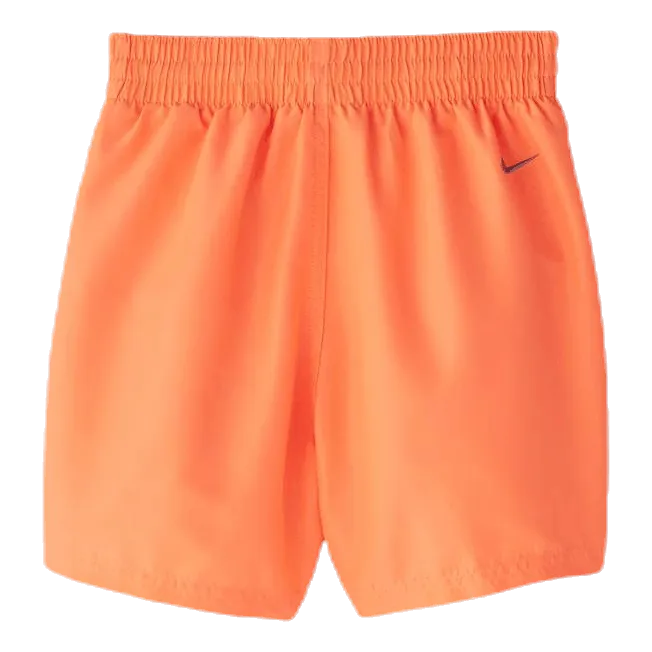 4" Volley Short Logo Solid Youth Orange