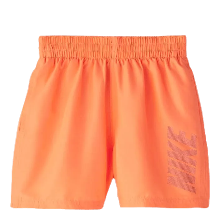 4" Volley Short Logo Solid Youth Orange