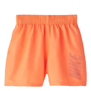 4" Volley Short Logo Solid Youth Orange