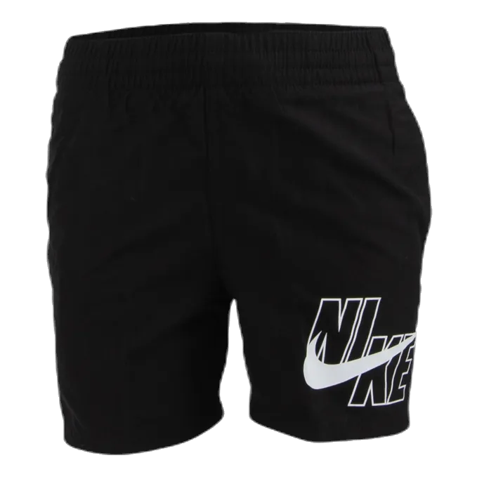 4" Volly Short Junior Black