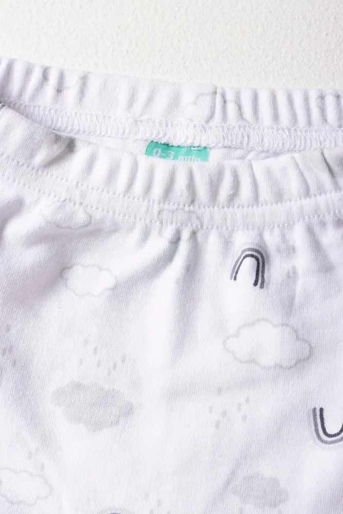 5 Piece Clouds Set White