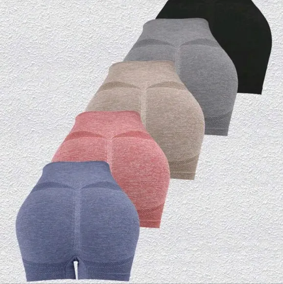 5pcs Women Sexy Butt Lifting Underwear Fitness Yoga Pants High