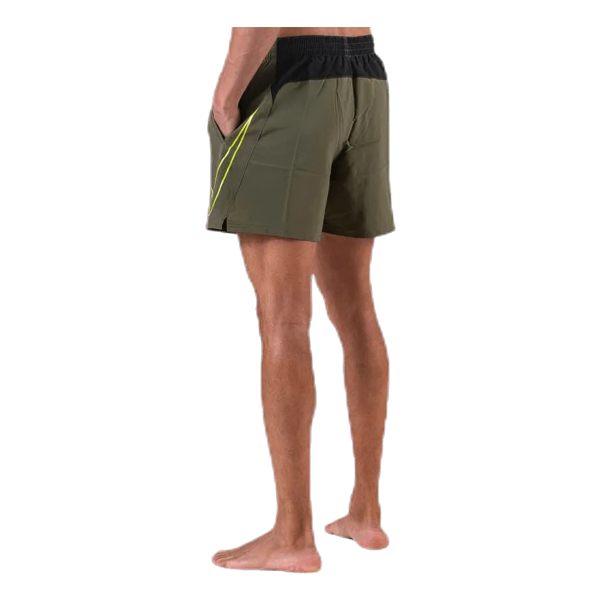 5" Volley Short Big Swoosh Green