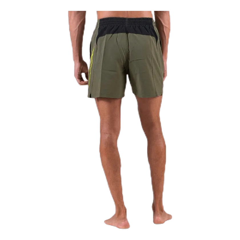 5" Volley Short Big Swoosh Green