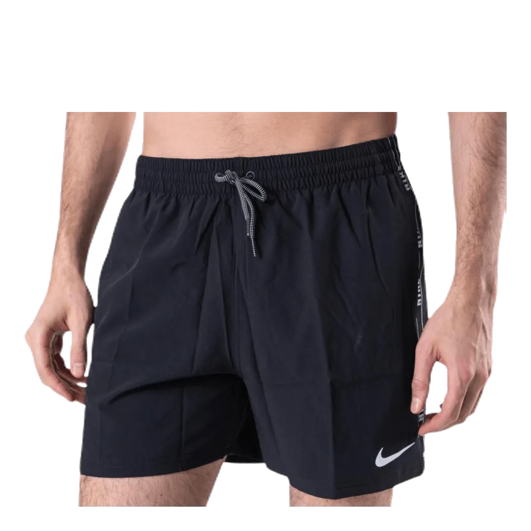 5" Volley Short Logo Black