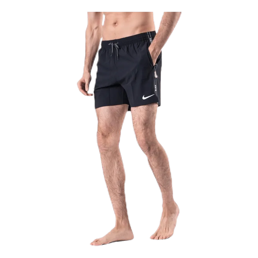 5" Volley Short Logo Black