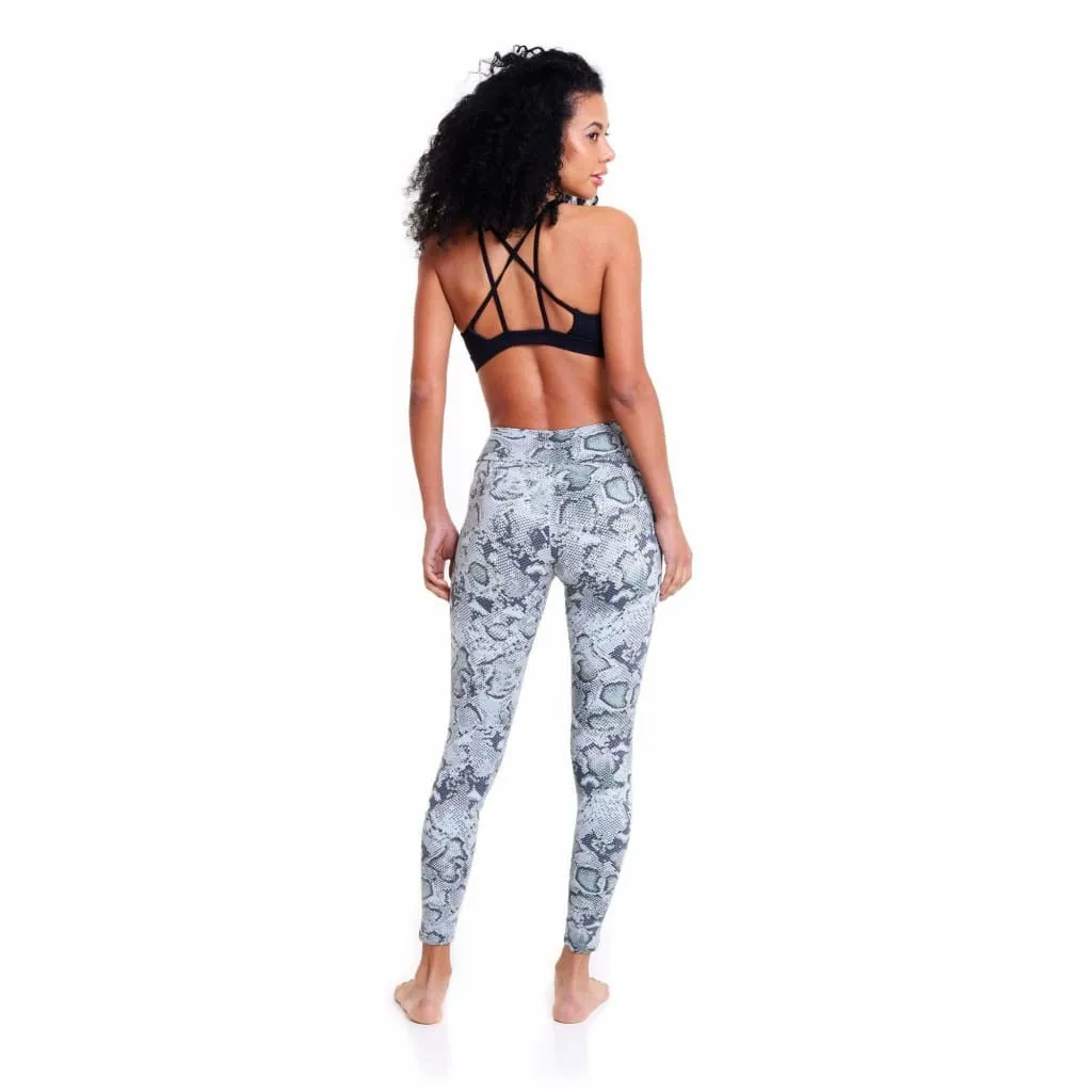 7/8 Eco Legging Green Anaconda