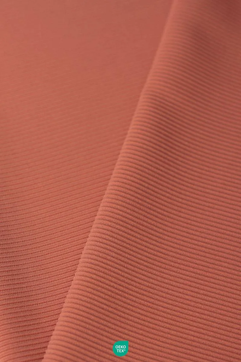 90x150 // FLOW Wide Ribbed Activewear - Blush