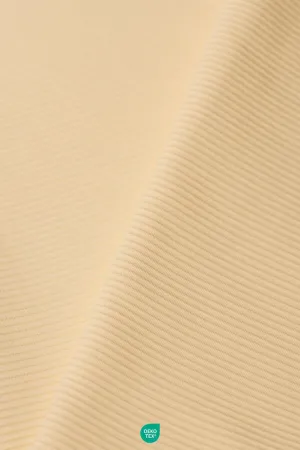 95x150 // FLOW Wide Ribbed Activewear - Cream