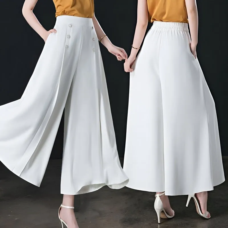 Abigail® | Refined Summer Trousers With Wide Legs