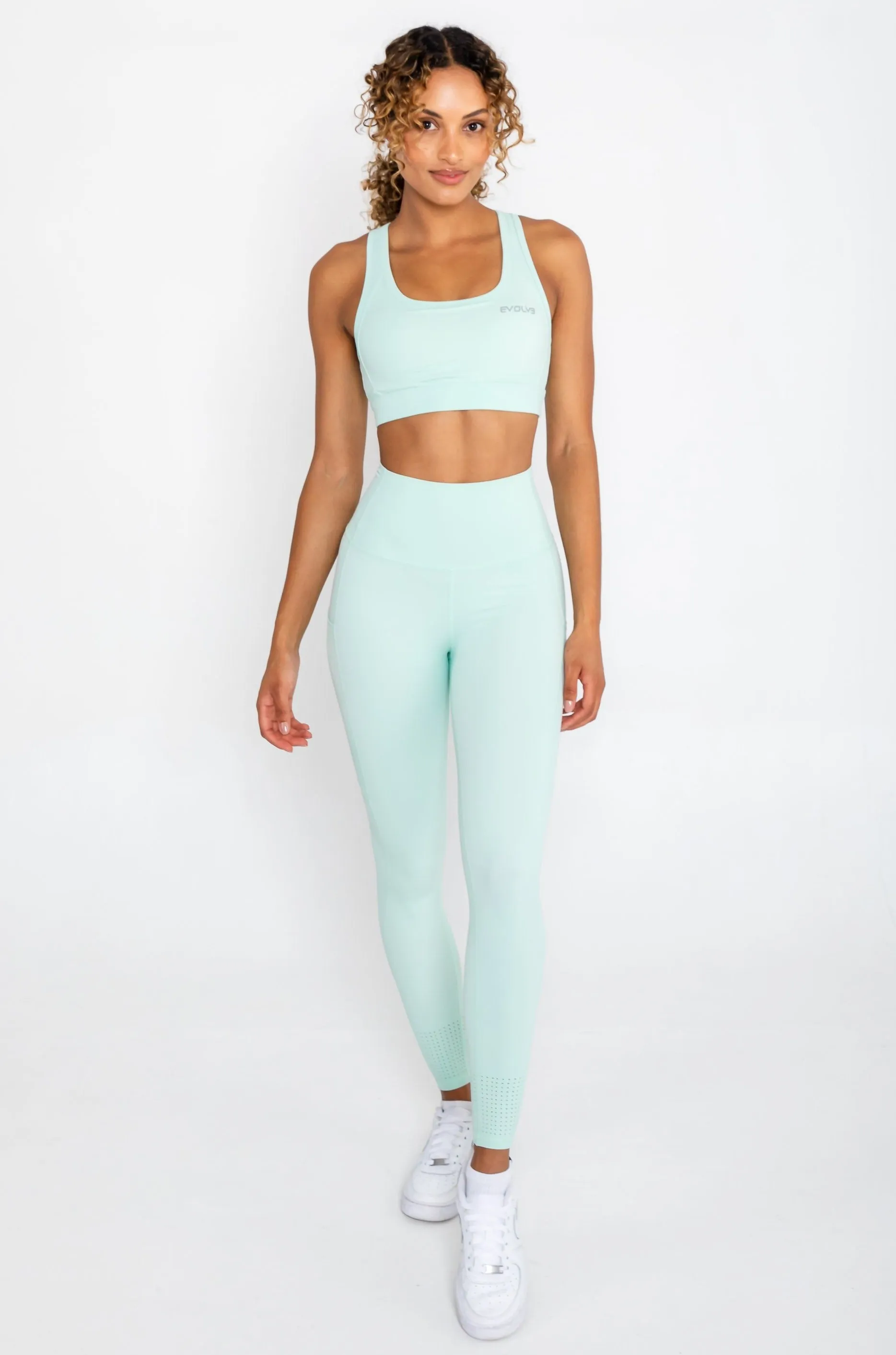 Active Leggings - Pastel Mint