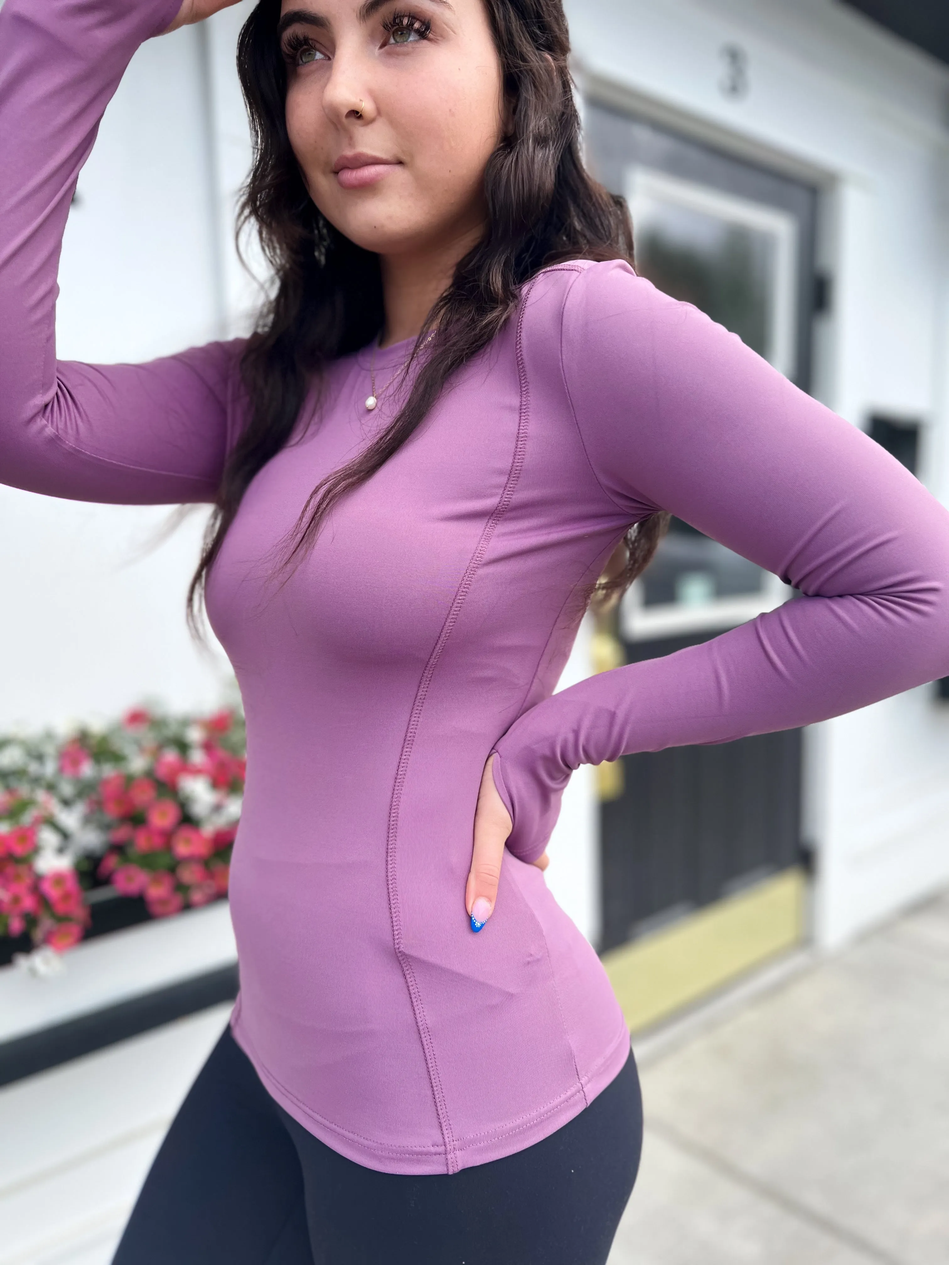 Active Performance LS Top- Purple