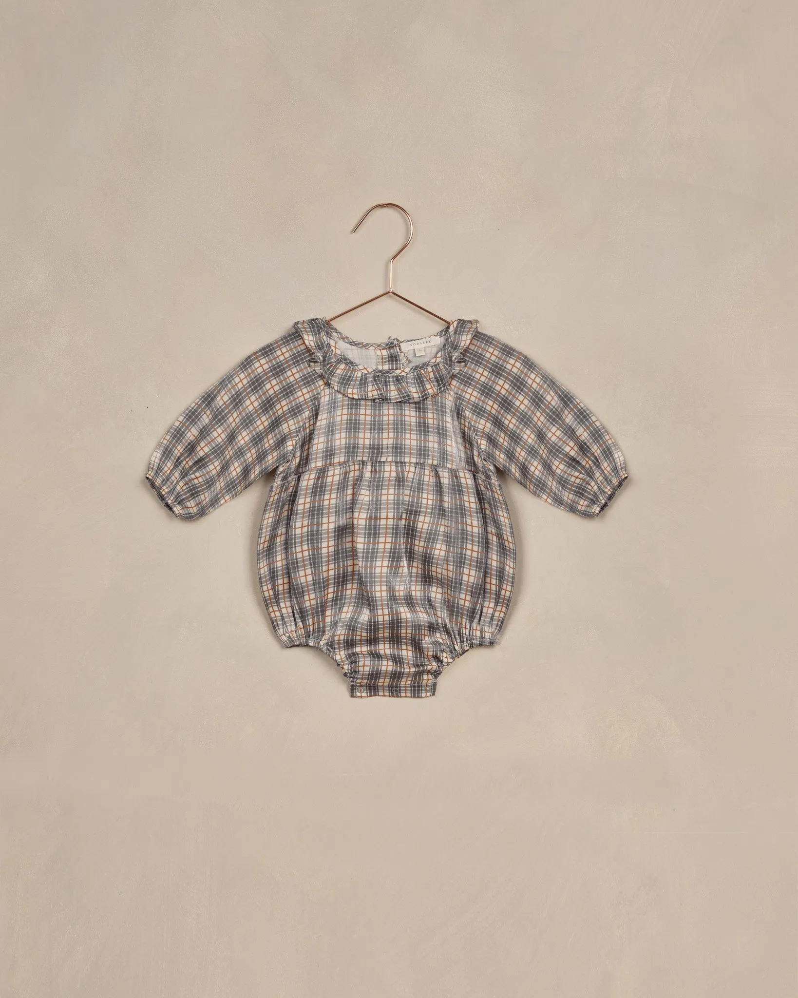 Adeline Romper || Holiday Plaid - Noralee