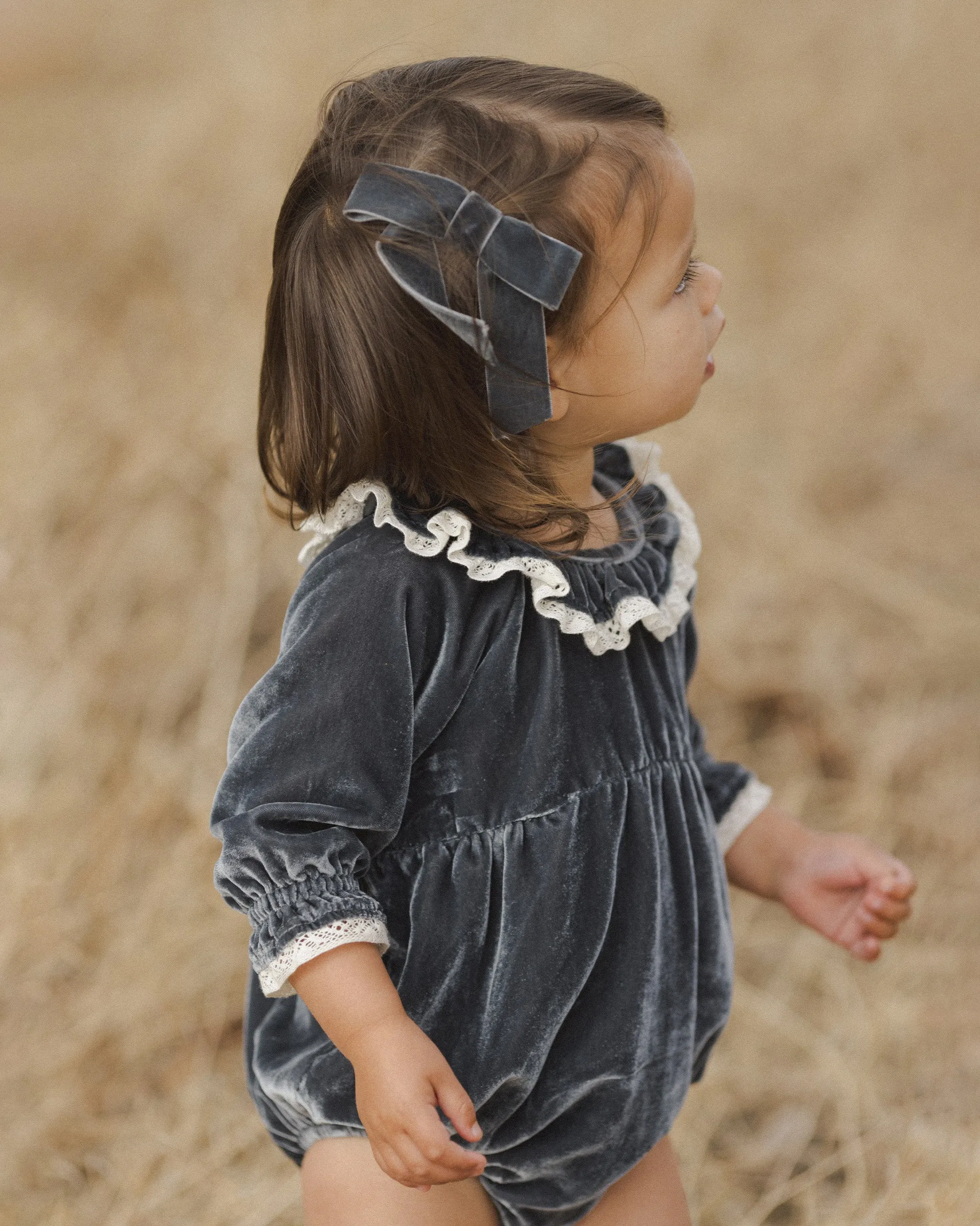 Adeline Romper || Midnight - Noralee