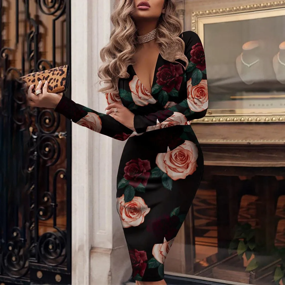 Adelita® | V-Neck Cocktail Dress For Women'S Formal Wear