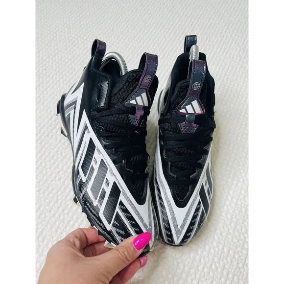 ADIDAS Freak Spark MD 23 Inline Mens Teens Kids Cleats black &amp; white Size US 4.5