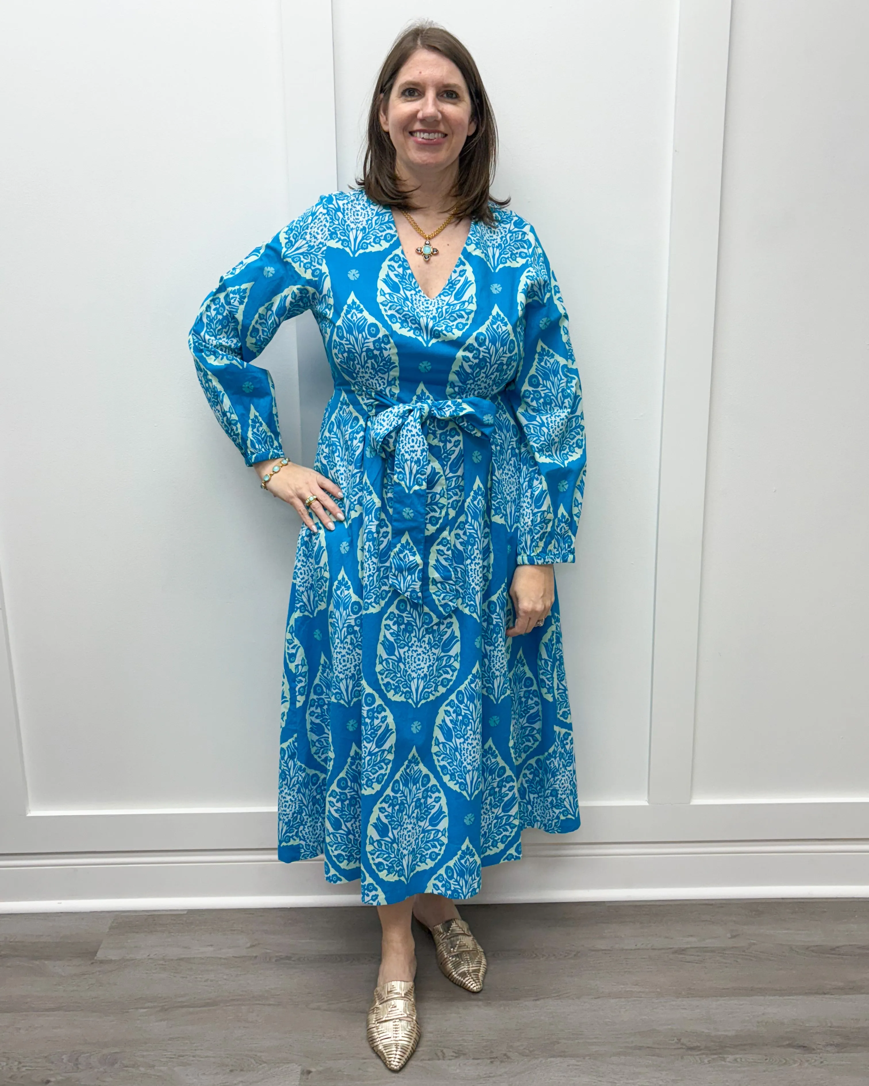 Adler Dress - Botanical Leaf