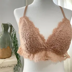 Aerie Lace Long Line Bralette