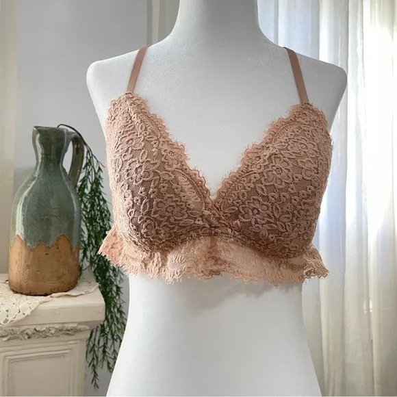 Aerie Lace Long Line Bralette