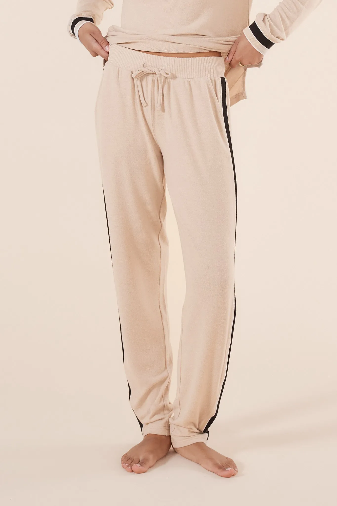 Alison Sporty Long Lounge Set / Natural