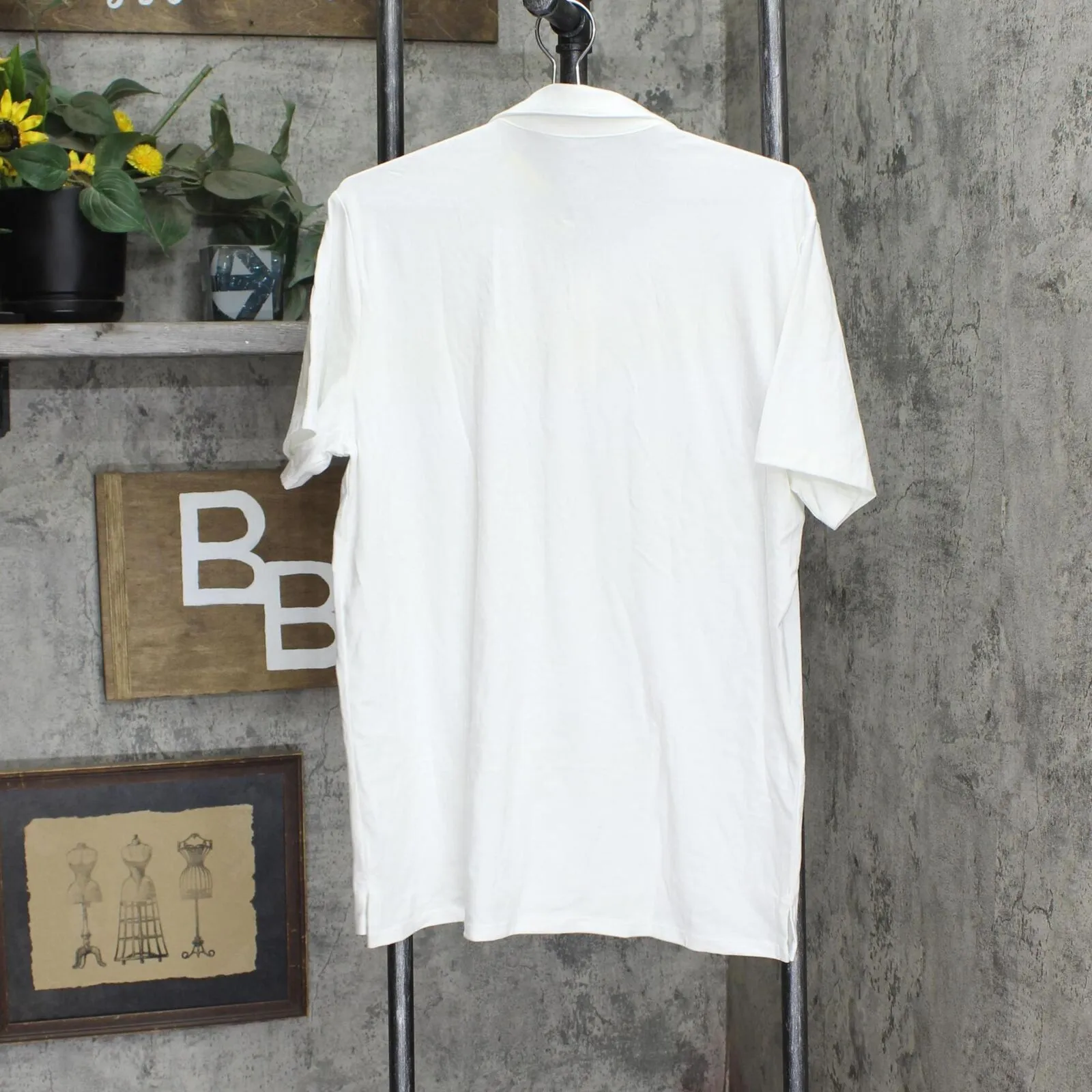 All In Motion Men's Performance Polo Shirt 84692638 White L