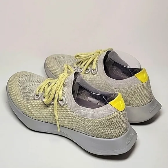 Allbirds Tree Dasher Tennis Shoes Sneakers Limited Edition Lace-up Gray Green 10