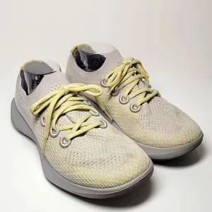 Allbirds Tree Dasher Tennis Shoes Sneakers Limited Edition Lace-up Gray Green 10