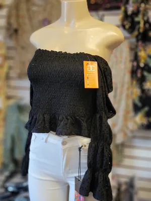 Amelia blouse BLACK