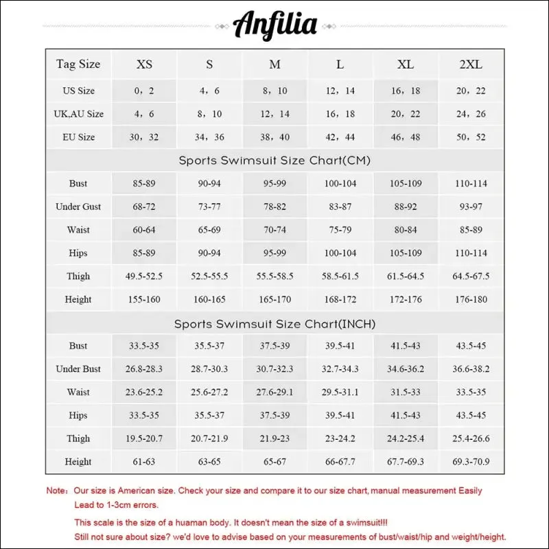 Anfilia one piece women pro sports swimwear boyleg knee-length sport swimsuit patchwork bikini