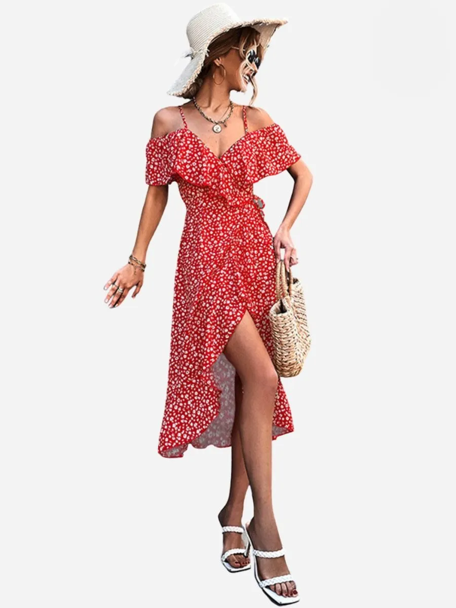 Angelines® | Sexy Strappy Floral Dress
