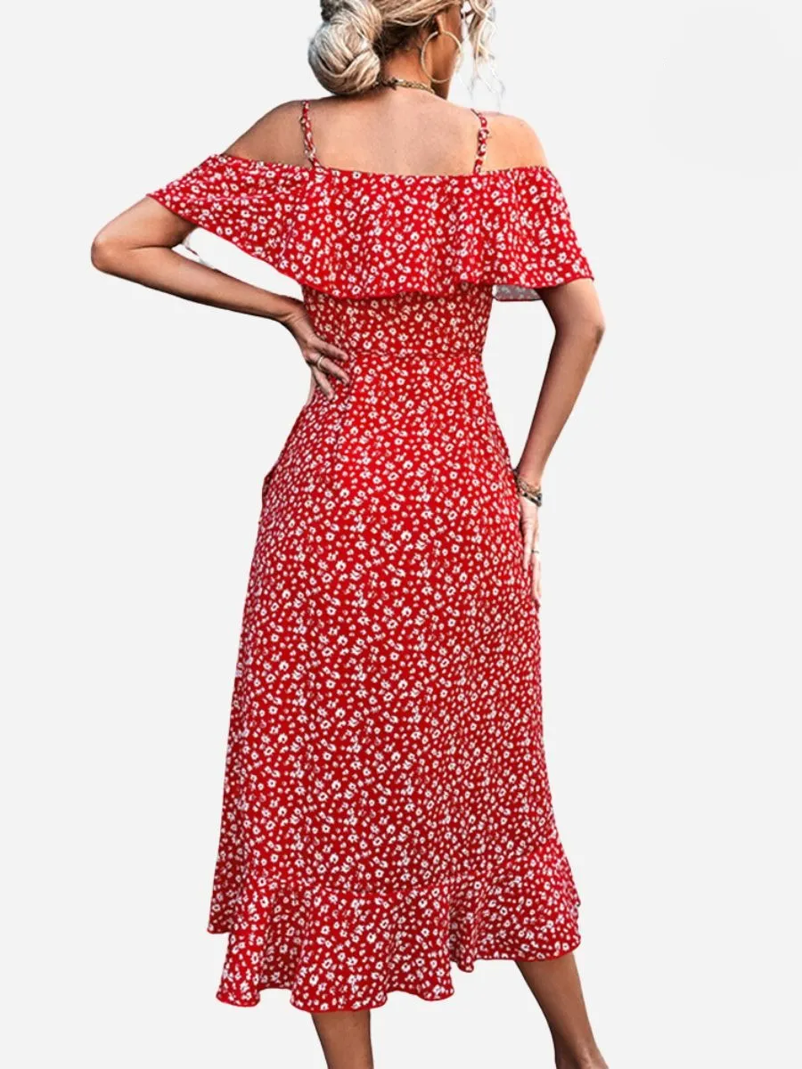 Angelines® | Sexy Strappy Floral Dress
