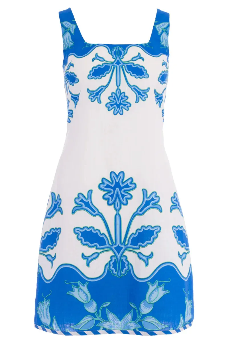Anna Cate Zander Dress-Royal Palm