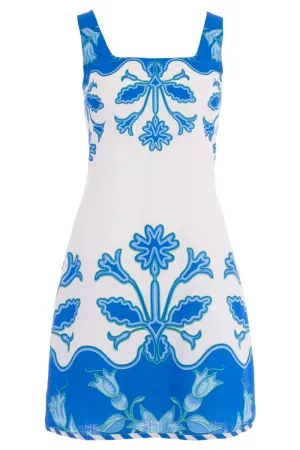 Anna Cate Zander Dress-Royal Palm