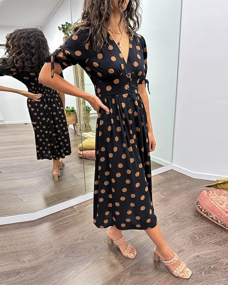 Annalie™ - Sophisticated Midi Dress