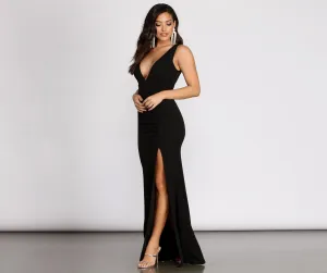 Arden Crepe Stylish Tank Mermaid Dress