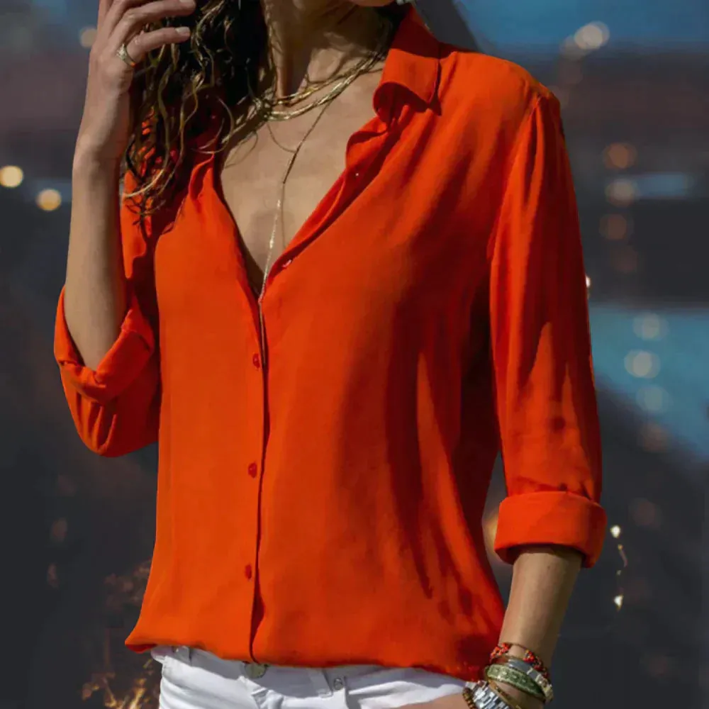Arely® | Classic Shirt Blouse