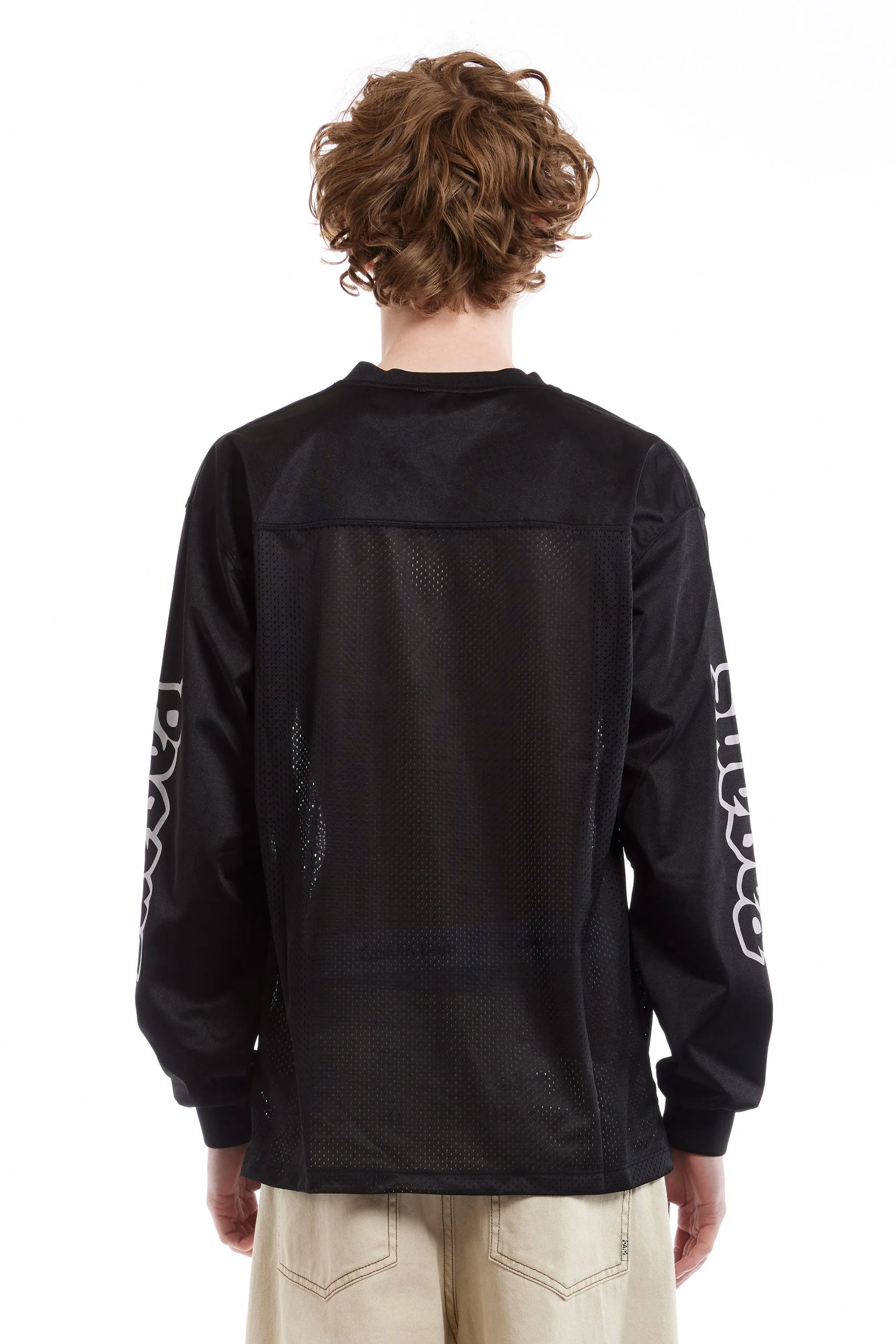 ARIES - CULT LEADER AIRTEX LS TEE BLACK