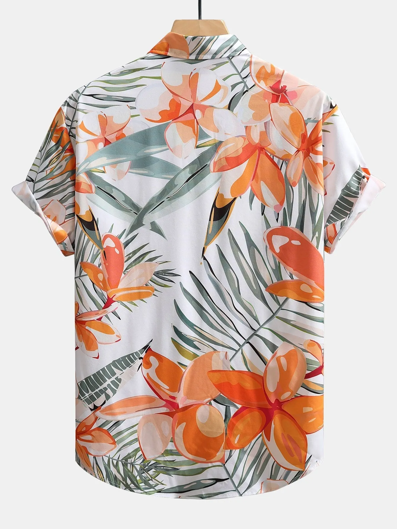 Ariosto® | Flower Plants Print Button Up Shirt