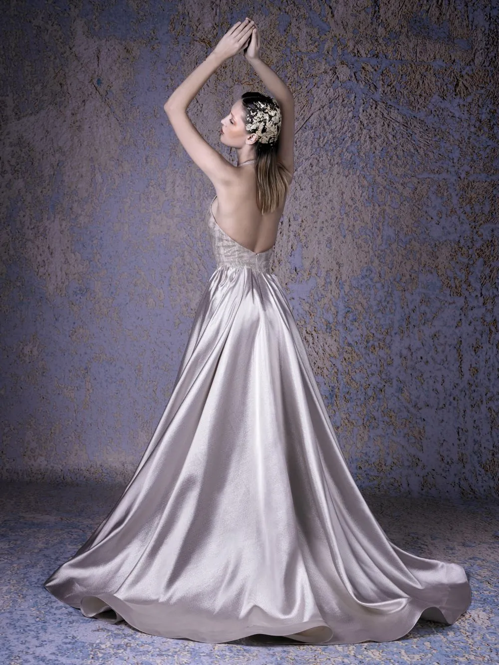 ASYMMETRICAL EVENING DRESS