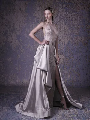 ASYMMETRICAL EVENING DRESS