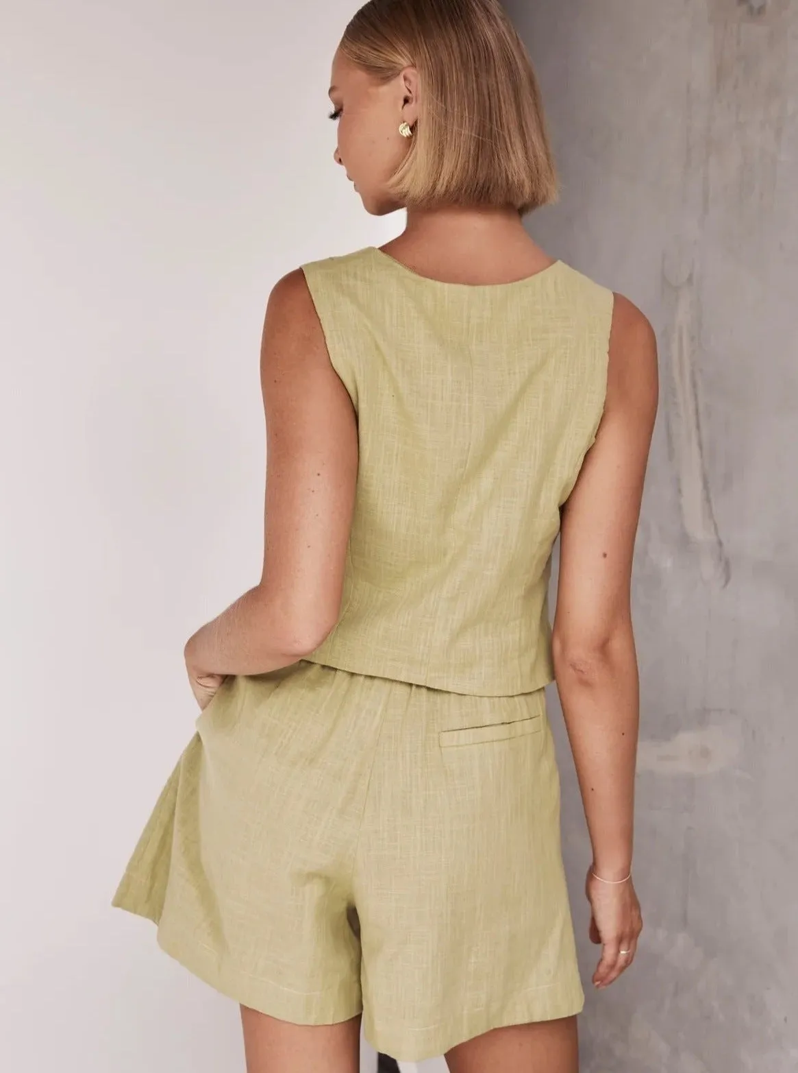 Athalia® | Fashionable Single-Breasted Vest Suit For Women In Cross-Border Style