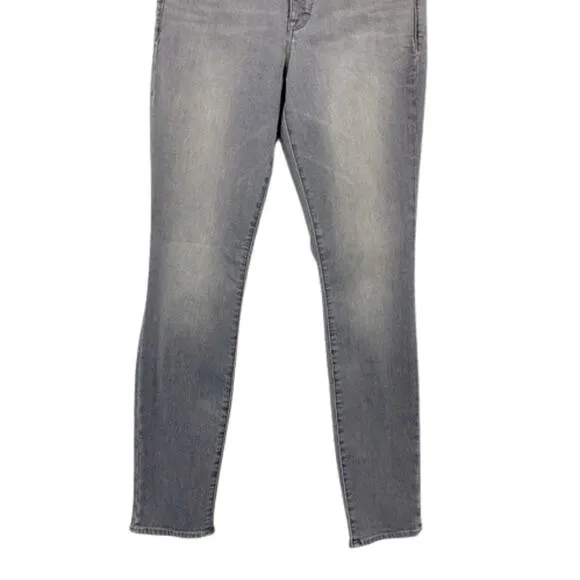 Athleta Sculptek Skinny Jeans Kenai Grey Stretch Denim Women's Size 2
