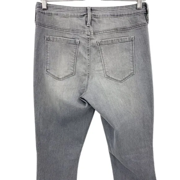 Athleta Sculptek Skinny Jeans Kenai Grey Stretch Denim Women's Size 2