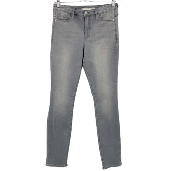 Athleta Sculptek Skinny Jeans Kenai Grey Stretch Denim Women's Size 2